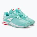 Babolat Propulse All Court JR, pantofi de tenis pentru copii yucca/alb 4