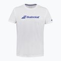 Tricou pentru copii Babolat Exercise Babolat Jr white/white