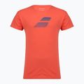 Tricou pentru bărbați Babolat Exercise Big Flag hot coral