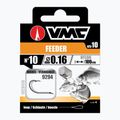 VMC Feeder NI methode lider bucla de lider bucla barbless cârlig + linie 10 buc. clar 1929410