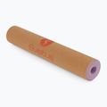 Covoraș de exerciții Sveltus Cork Yoga natural/ lilac 6