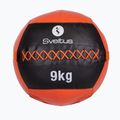 Minge medicinală Sveltus Wall Ball 9 kg black/red