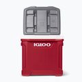 Frigider turistic Igloo Latitude 60 Roller 56 l industrial red/ meteorite 11