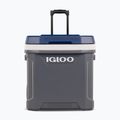 Frigider turistic Igloo Maxcold Latitude 62 Qt Roller 59 l carbonite/ aegean sea