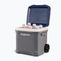 Frigider turistic Igloo Maxcold Latitude 62 Qt Roller 59 l carbonite/ aegean sea 16
