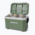 Frigider turistic Igloo Ecocool Latitude 52 Qt 49 l vintage green 9