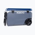 Frigider turistic Igloo Maxcold Latitude 90 Qt Roller 85 l carbonite/aegean sea 3