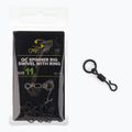 Carp Spirit Spinner Rig Swivel + inel negru ACS290022