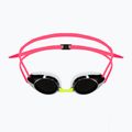 Ochelari de înot pentru copii arena Tracks JR Mirror silver/white/fuchsia 2