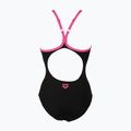 Costum de înot dintr-o bucată pentru femei arena Reticulum One Piece negru 000083/509 6