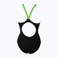 Costum de înot dintr-o bucată pentru femei arena Shadow One Piece negru-verde 000088/506 5