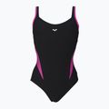 Costum de baie o piesă pentru femei arena Agate Strap Back negru 001261/509 6