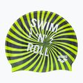 Șapcă de înot pentru copii arena Print galben și negru 94171