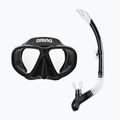 Set de snorkeling arena Premium Snorkeling Set black/clear/black