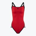 Costum de înot dintr-o bucată pentru femei arena Team Stripe Super Fly Back One Piece roșu-negru 001195/415