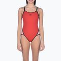 Costum de înot dintr-o bucată pentru femei arena Team Stripe Super Fly Back One Piece roșu-negru 001195/415 5