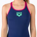 Costum de baie pentru copii ARENA Biglogo Swim Pro Back One Piece 708 albastru marin 001332/708 4