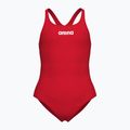 Costum de baie întreg pentru copii arena Team Swim Pro Solid red/white