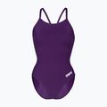 Costum de baie întreg pentru femei Arena Team Light Drop Solid plum/white