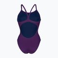Costum de baie întreg pentru femei Arena Team Light Drop Solid plum/white 2
