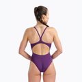 Costum de baie întreg pentru femei Arena Team Light Drop Solid plum/white 7