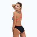 Costum de baie dintr-o bucată pentru femei Arena Crazy Octopus Swimsuit Lace Back colorat 5