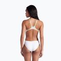 Costum de baie întreg pentru femei Arena One Biglogo One Piece white/gold 8