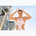 Costum de baie întreg pentru femei Arena One Biglogo One Piece white/gold 12