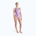 Costum de baie dintr-o singură piesă pentru femei arena Rose Texture Swimsuit Xcross Back multi pink/navy 6