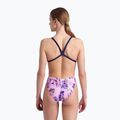 Costum de baie dintr-o singură piesă pentru femei arena Rose Texture Swimsuit Xcross Back multi pink/navy 7