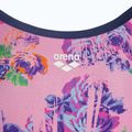 Costum de baie dintr-o singură piesă pentru femei arena Rose Texture Swimsuit Xcross Back multi pink/navy 3