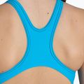 Costum de baie o piesă pentru copii arena Multi Pixels New Swim Pro Back negru/turcoaz 6