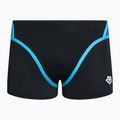 Bărbați arena Icons Swim Short Panel boxeri negru/neon blue/roșu fandango/turquoise