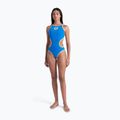 Costum de înot dintr-o piesă pentru femei arena One Biglogo One Piece blue river/fluo orange 2