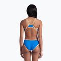 Costum de înot dintr-o piesă pentru femei arena One Biglogo One Piece blue river/fluo orange 3