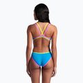 Costum de baie dintr-o singură piesă pentru femei arena One Double Cross Back One Piece turquoise/fluo pink/soft green 8