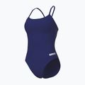Costum de înot dintr-o piesă pentru femei arena Lace Back Solid navy/white 4