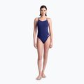 Costum de înot dintr-o piesă pentru femei arena Lace Back Solid navy/white 6