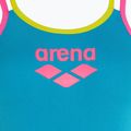 Costum de baie dintr-o singură piesă pentru femei arena One Double Cross Back One Piece turquoise/fluo pink/soft green 3