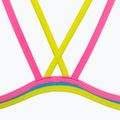 Costum de baie dintr-o singură piesă pentru femei arena One Double Cross Back One Piece turquoise/fluo pink/soft green 5