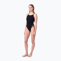 Costum de înot dintr-o piesă pentru femei arena Lace Back Solid black/white 6