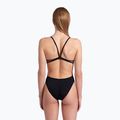 Costum de înot dintr-o piesă pentru femei arena Lace Back Solid black/white 7