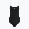 Costum de înot dintr-o piesă pentru femei arena Icons Super Fly Back Solid black / white