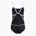 Costum de înot dintr-o piesă pentru femei arena Icons Super Fly Back Solid black / white 2