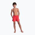 Pantaloni scurți de baie pentru copii arena Bywayx Youth R fluo red/water 6