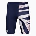 Boxeri de baie pentru bărbați  arena Multi Stripes Swim Jammer navy/white multi