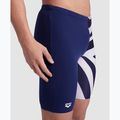 Boxeri de baie pentru bărbați  arena Multi Stripes Swim Jammer navy/white multi 8