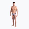 Boxeri de baie pentru bărbați arena Multi Stripes Swim Low Waist Short navy multi 5