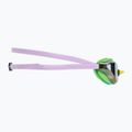 Ochelari de înot arena Python Mirror green/violet/green 3