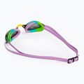 Ochelari de înot arena Python Mirror green/violet/green 4